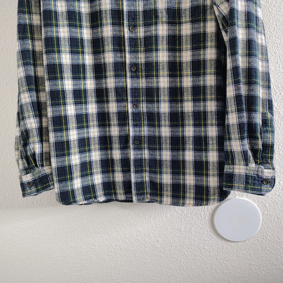 L.L.Bean Traditional Fit Plaid Flannel Button Down Shirt Men’s XL 100% Cotton - Picture 12 of 15
